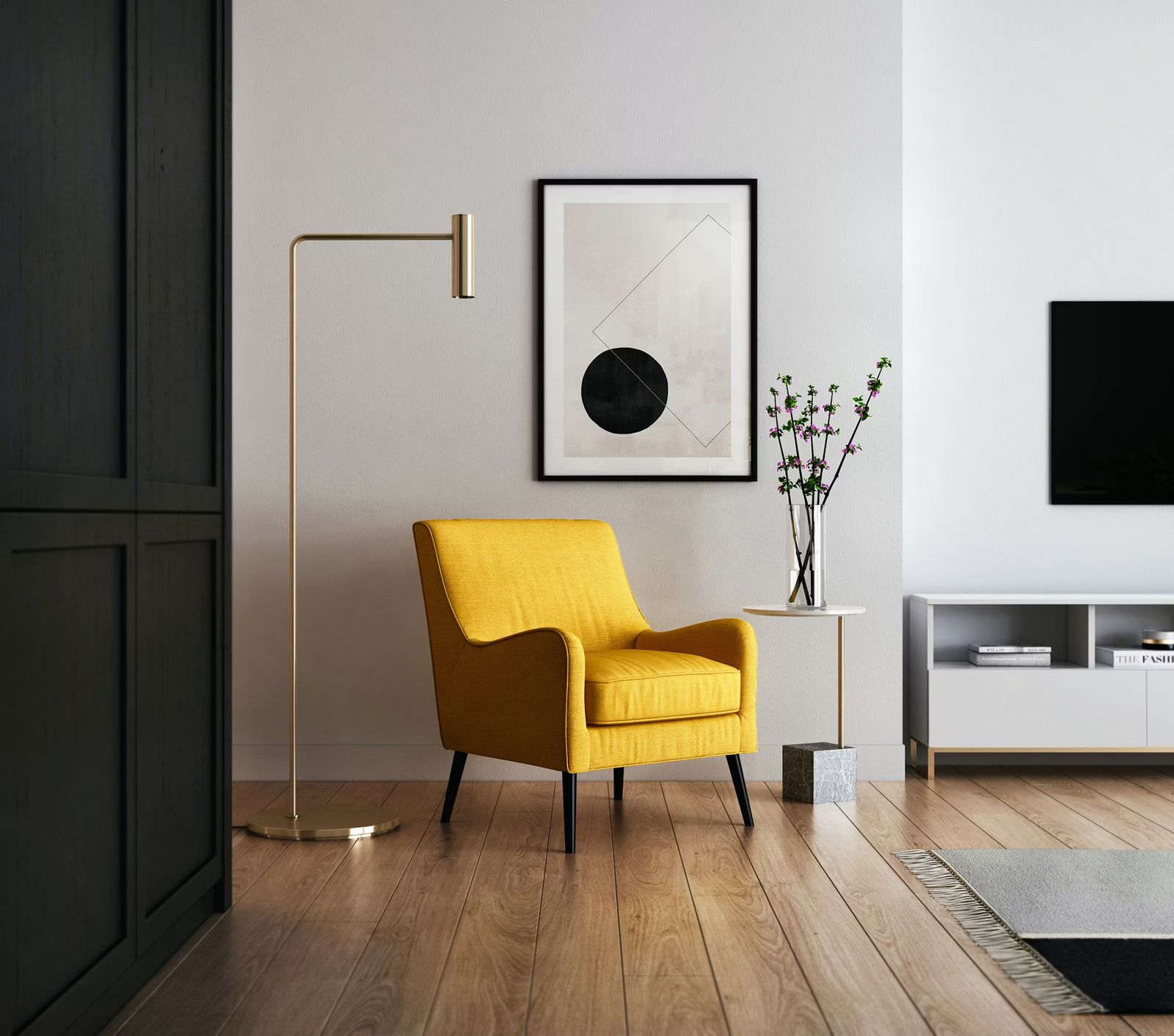 Elegant Ceetech furniture showroom background